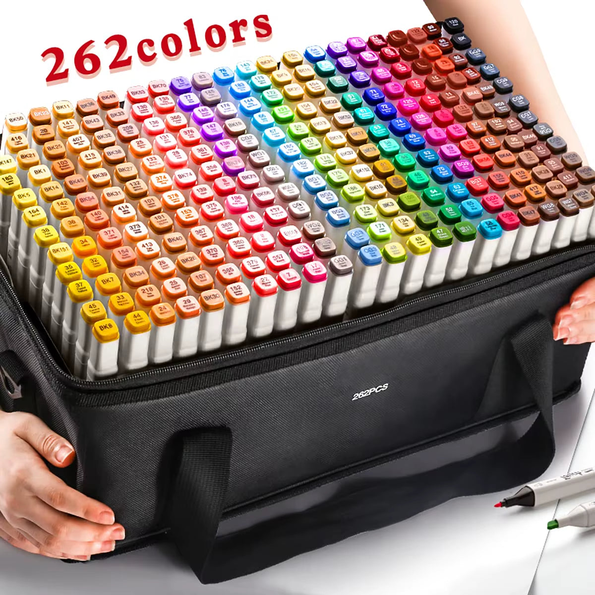 Drawing Art Markers 24 48 60 80 120 168 262 Colors Artist Alcohol Based Sketch Markers Dual Tip Permanent Color Marker Pens Set