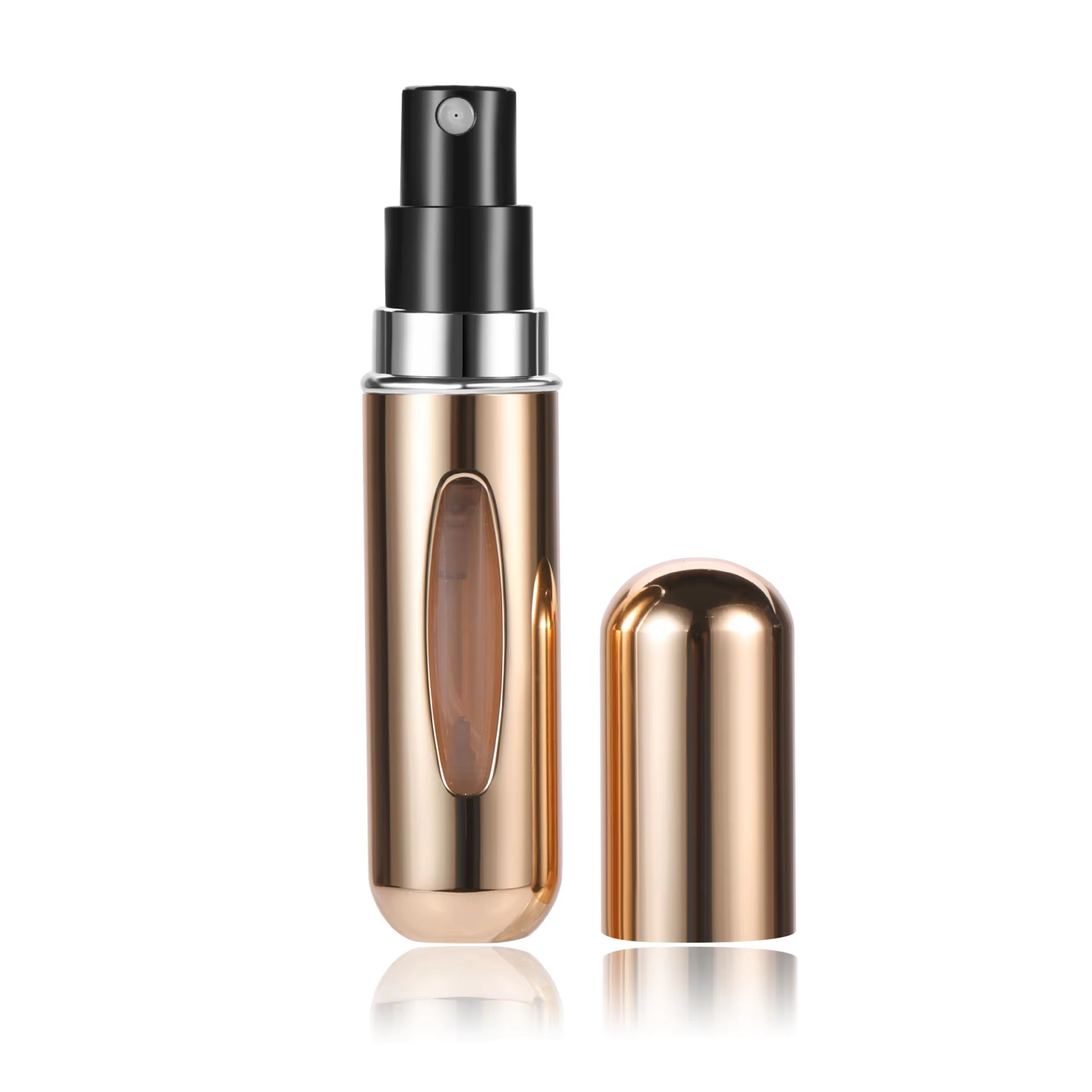 5ml Portable Mini Perfume Refill Bottle - Refillable Spray Atomizer for Travel and Cosmetic Use