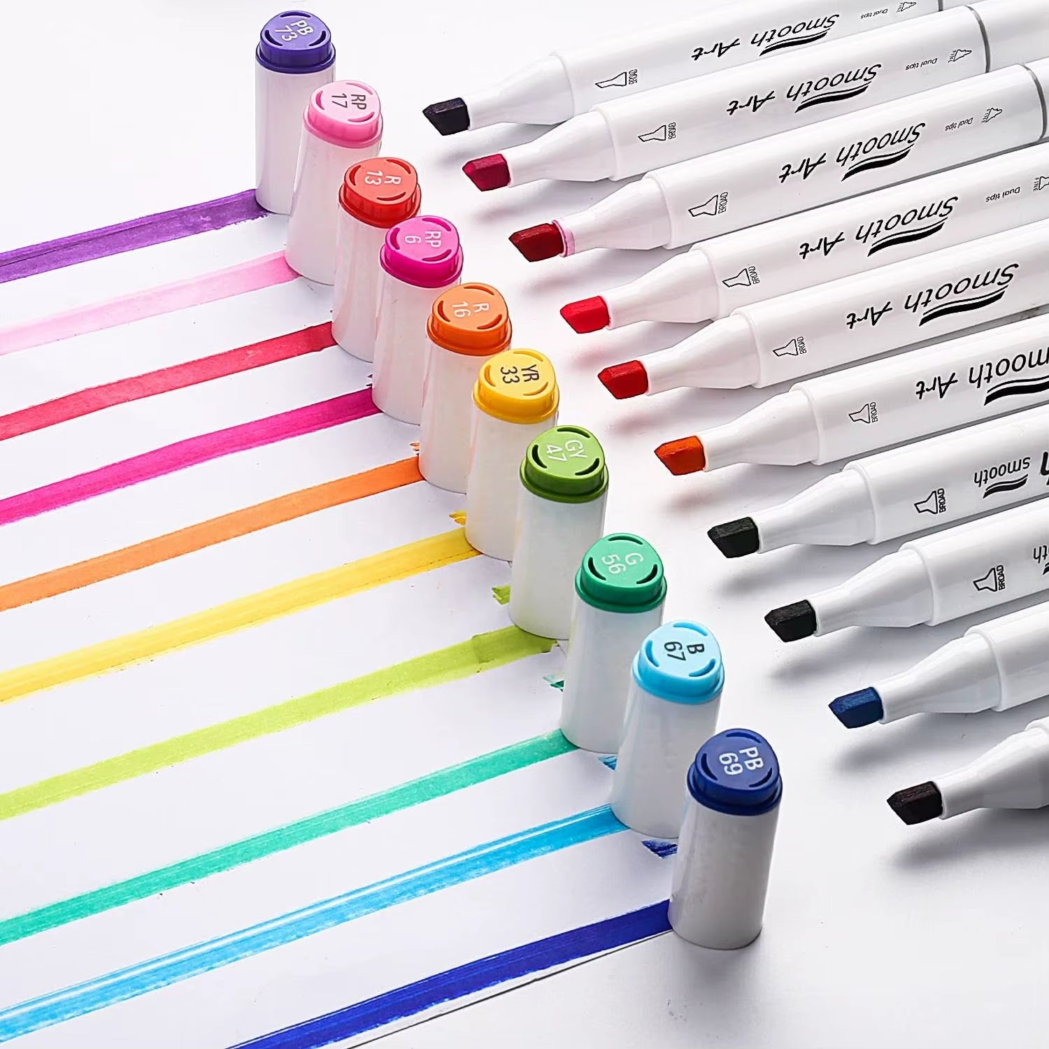 Drawing Art Markers 24 48 60 80 120 168 262 Colors Artist Alcohol Based Sketch Markers Dual Tip Permanent Color Marker Pens Set