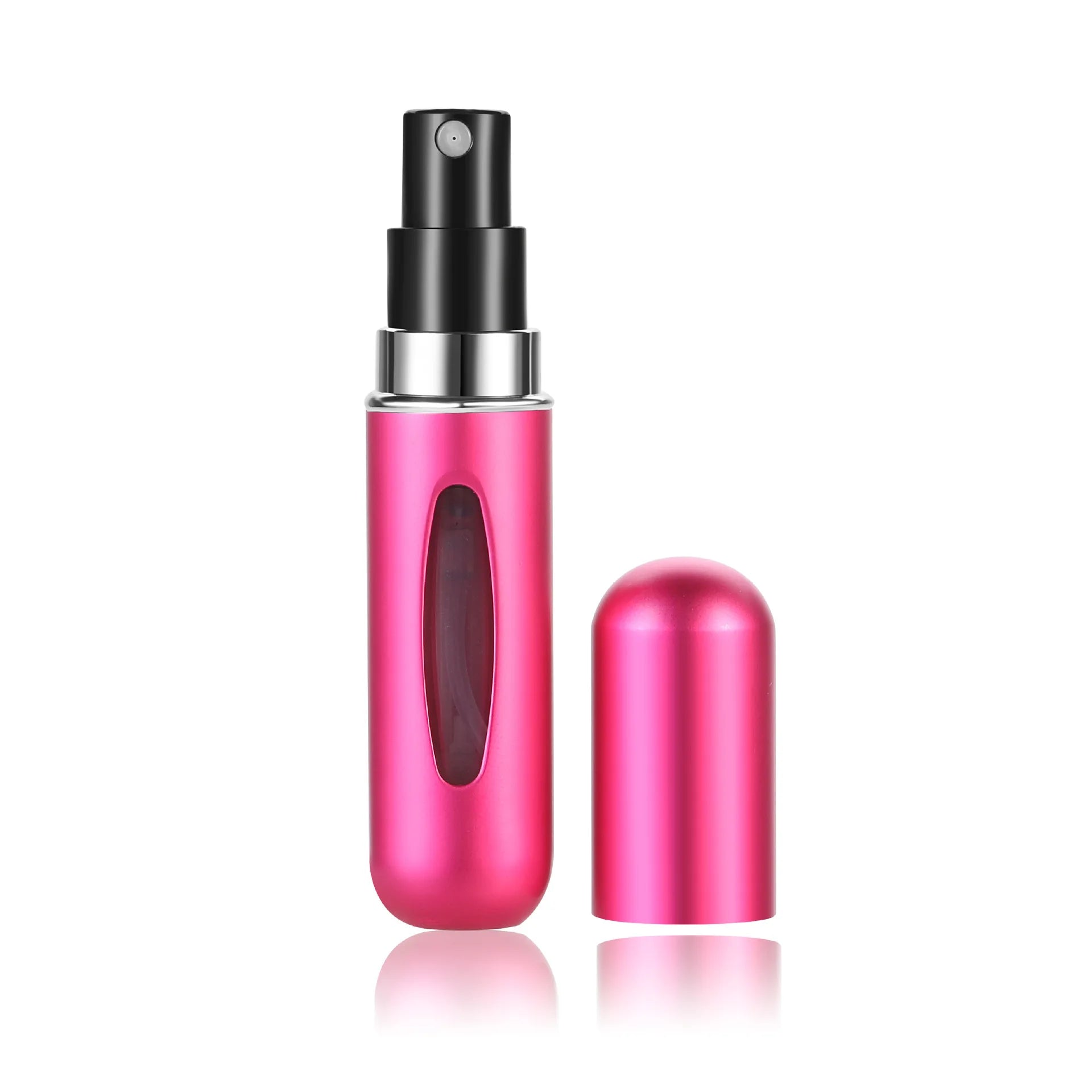 5ml Portable Mini Perfume Refill Bottle - Refillable Spray Atomizer for Travel and Cosmetic Use