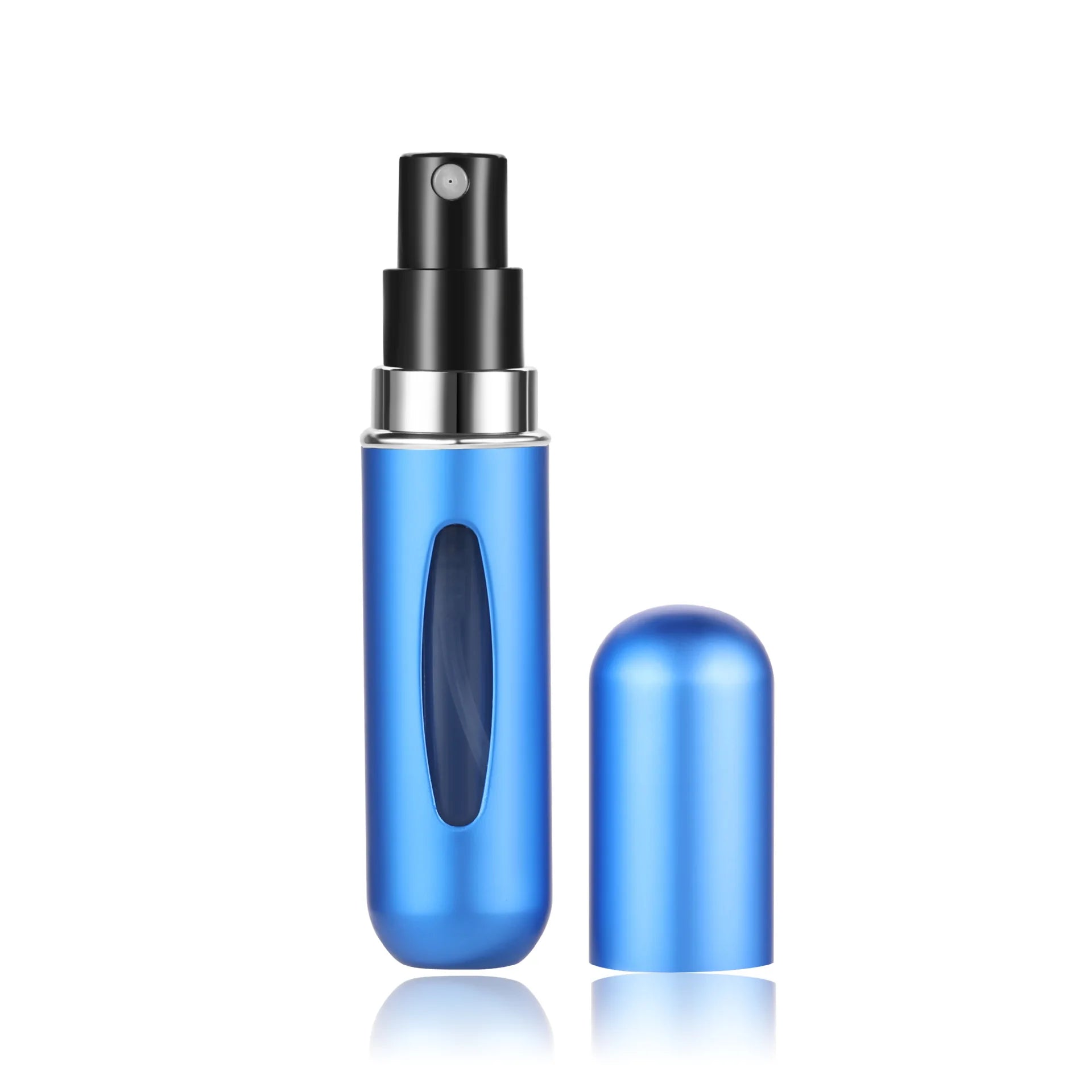 5ml Portable Mini Perfume Refill Bottle - Refillable Spray Atomizer for Travel and Cosmetic Use