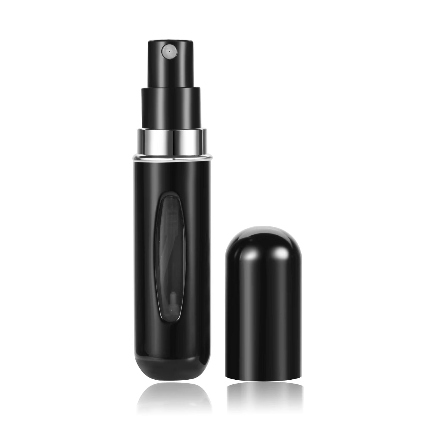 5ml Portable Mini Perfume Refill Bottle - Refillable Spray Atomizer for Travel and Cosmetic Use